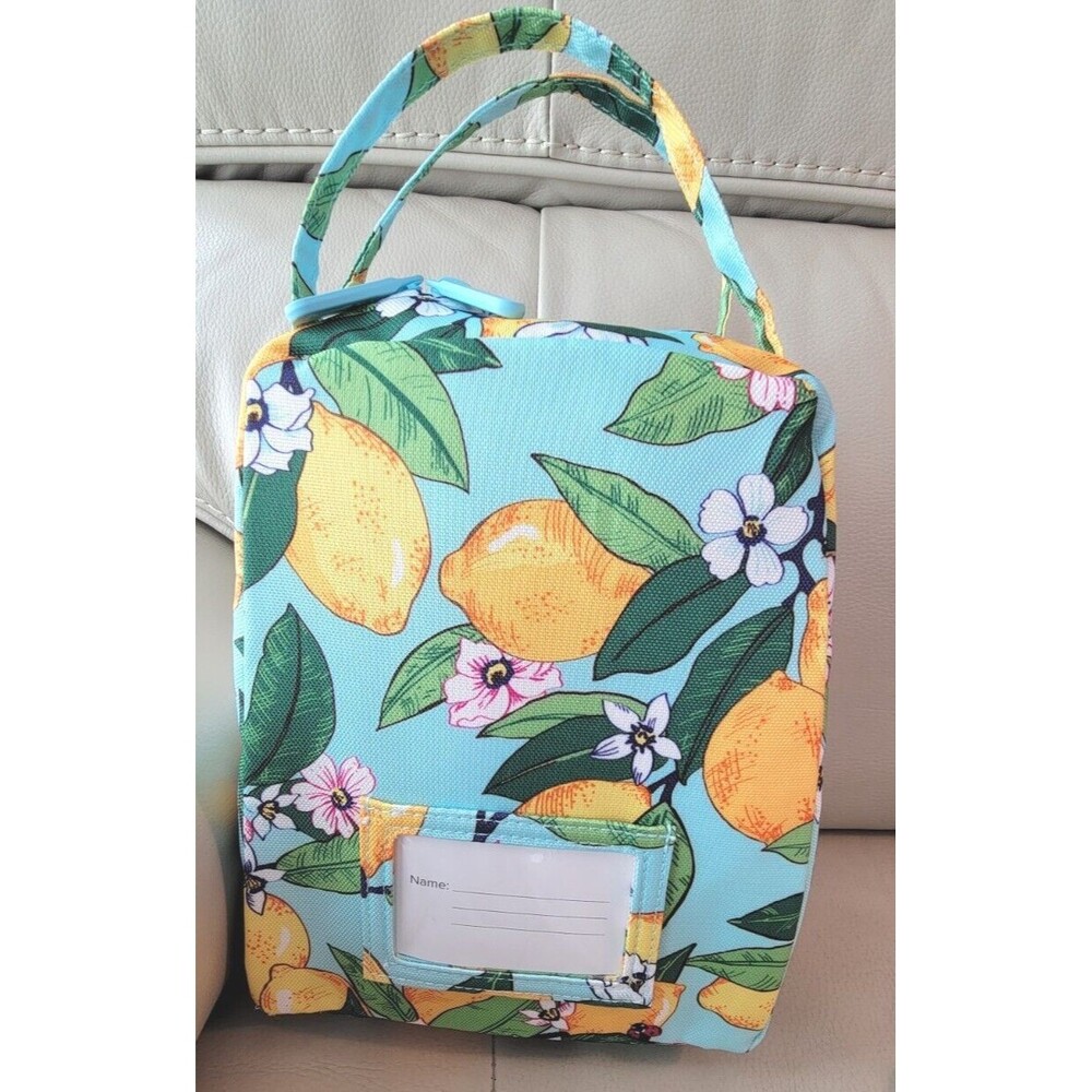 VERA BRADLEY Lighten Up Lunch Bunch Bag In Lemon Grove New w Tags
